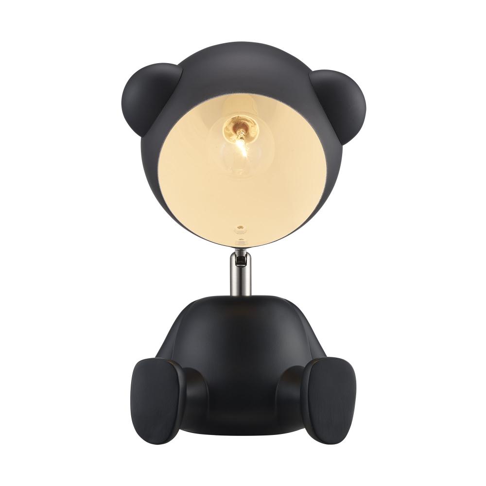 MINIMALIST BEAR TABLE LAMP-BK